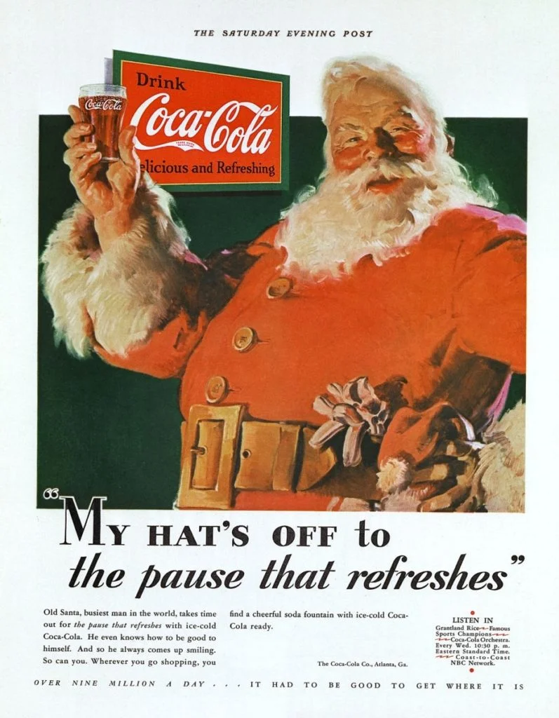 Coca-Cola popularized the modern image of Santa Claus to boost sales during the Great Depression.