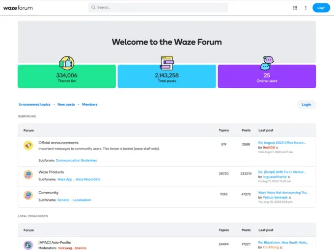 Screenshot of a popular online forum, featuring various discussion topics, user interactions, and thread navigation, highlighting community engagement and shared interests