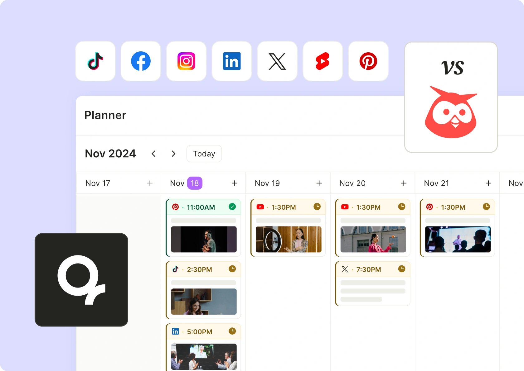 quso.ai vs Hootsuite — the all-in-one alternative