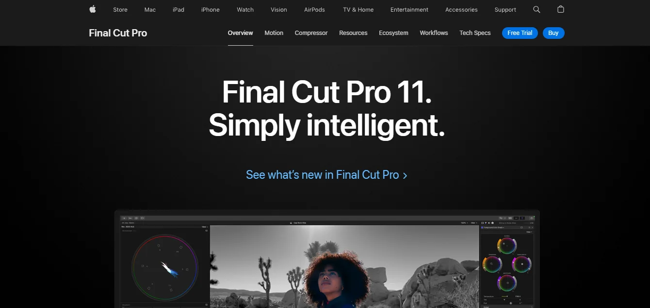 final cut pro homepage