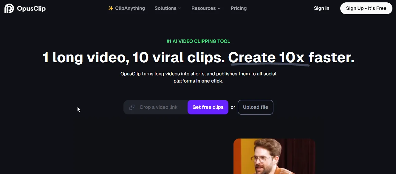 opusclip ai clip maker