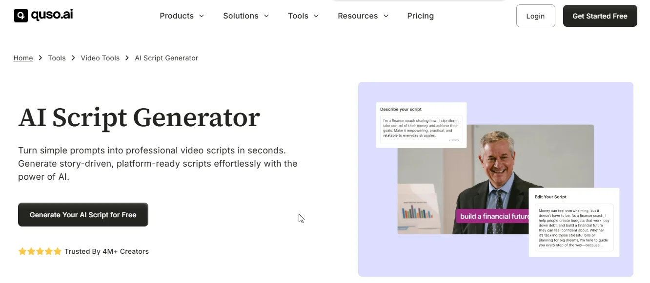 quso.ai script generator