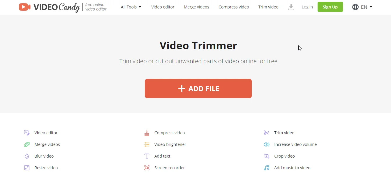 videocandy video trimmer